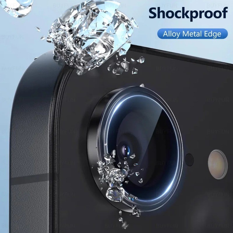 Iphone16e iPhoneSE4 2 Chiếc Chất Lượng Cao Xoắn Ốc Họa Tiết CD Kim Loại Hợp Kim Nhôm Ống Kính Máy Ảnh Kính Cường Lực Cho iPhone 16e SE4 Chống Trầy Xước Ốp lưng Bảo Vệ Cản Ống Kính