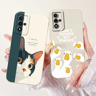Ốp lưng silicon gấu trúc/thỏ hoạt hình cho OPPO A93s 5G 2021 (PFGM00) A93s