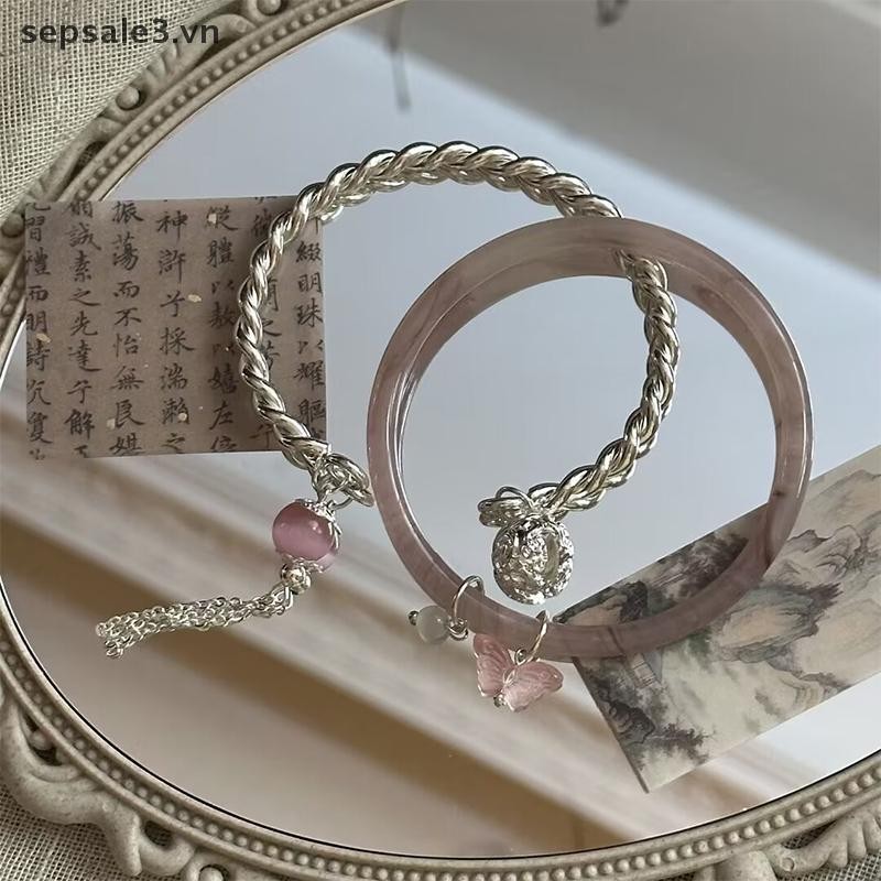 # Sepsale # 1 / 2 Chiếc Phong Cách Trung Hoa Thời Trang May Mắn Vòng Tay Xu Hướng Mặt Dây Chuyền Thanh Lịch Lắc Tay Dành Cho Nữ Bé Gái Có Thể Điều Chỉnh Mở Vòng Trang Sức.