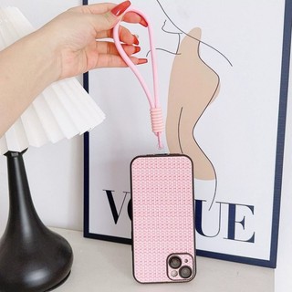 1pc Dây đeo cổ tay di động cho điện thoại Màu sắc tương phản Phím dây Kim loại Móc khóa Phụ kiện