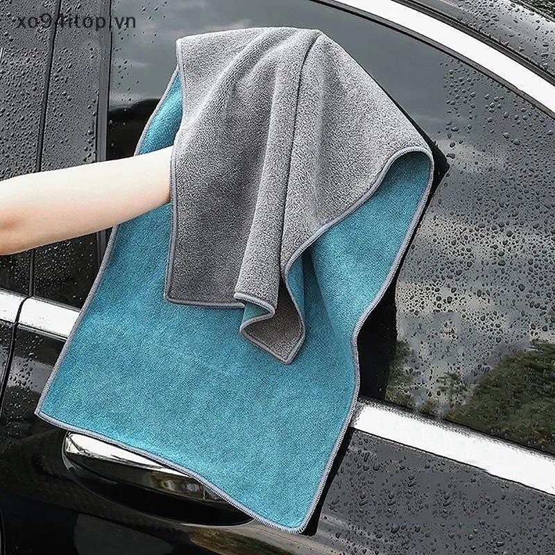 Xoitop Microfibre Khăn thấm hút cao cấp Đa năng cọc ngắn chi tiết ô tô Vải đánh bóng làm sạch ô tô Vải sấy VN