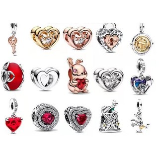 Hàng hóa mới Mặt dây chuyền thỏ may mắn bạc 925 Quà tặng năm mới Vòng tay DIY may mắn Quà tặng xương rắn
