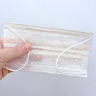 Nóng! Mặt nạ thời trang mỏng mới được đóng gói riêng lẻ Mặt nạ nữ thời trang 10 chiếc / 30 chiếc Kem chống nắng thoáng khí Phong cách ren Mặt nạ có giá trị cao