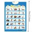 FUHUIOT Kids Learning Talking Poster, Sách âm thanh PVC Biểu đồ tường nói chuyện tương tác, Số Anima Điểm giáo dục sớm Đọc bảng chữ cái điện tử Trẻ mới biết đi Cha mẹ và con cái