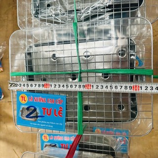 Bếp lò nướng than inox kèm vỉ nướng Tư Lê nhiều size - Phương Trang
