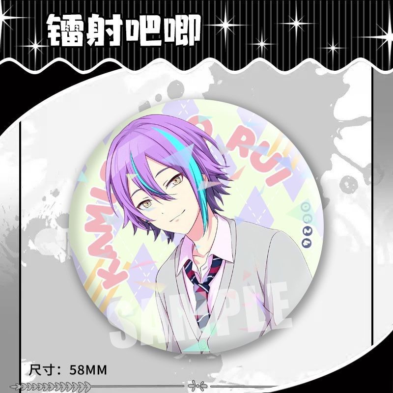 Project Sekai: Giai đoạn đầy màu sắc. Hatsune Miku – Huy hiệu ba chiều Anime Kamishiro Rui – Pin 58mm