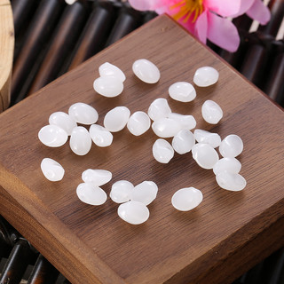 10 Chiếc 1 Bộ Bước Lắc DIY Kẹp Tóc Chất Liệu Kính Màu Mũ Đội Đầu Phụ Kiện Giọt Nước Hạt 6 * 9 Mm Lưỡi Liềm