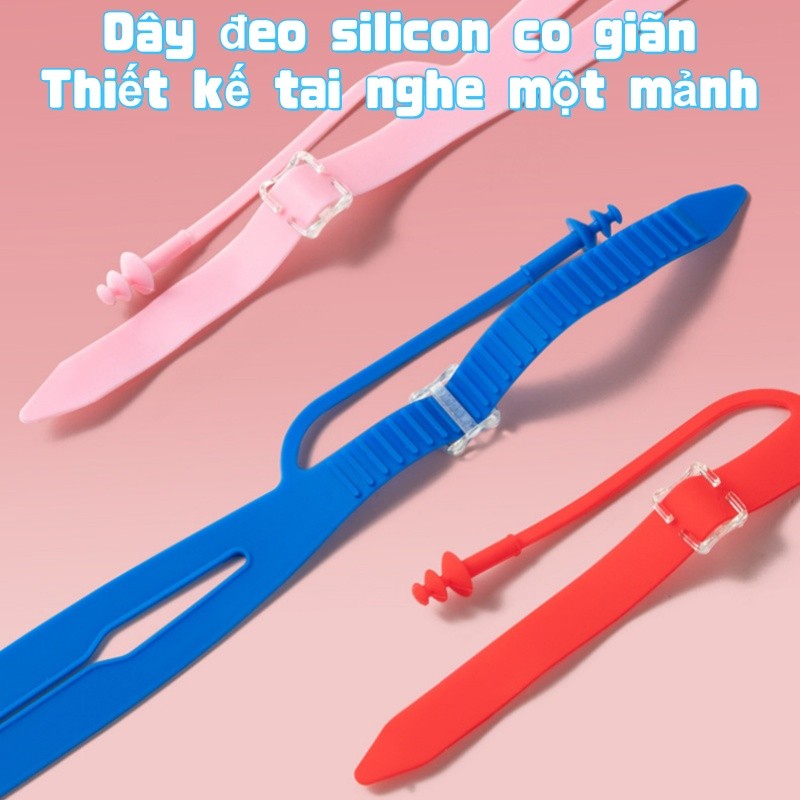 Kính Bơi Trẻ Em Người Lớn Gọng Lớn Kèm Bịt Tai Chống Sương Mù Không Thấm Nước Độ Nét Cao,Thích hợp cho lứa tuổi 3-16