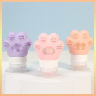 30ml Star Flower Cat Claw Silicone Pha Chế Chai Du Lịch Di Động Dầu Gội Bảo Quản Chai Mỹ Phẩm Pha Chế Chai Rỗng