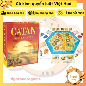 Boardgame Bộ trò chơi Catan - Xây dựng hòn đảo ngoài khơi Tigar