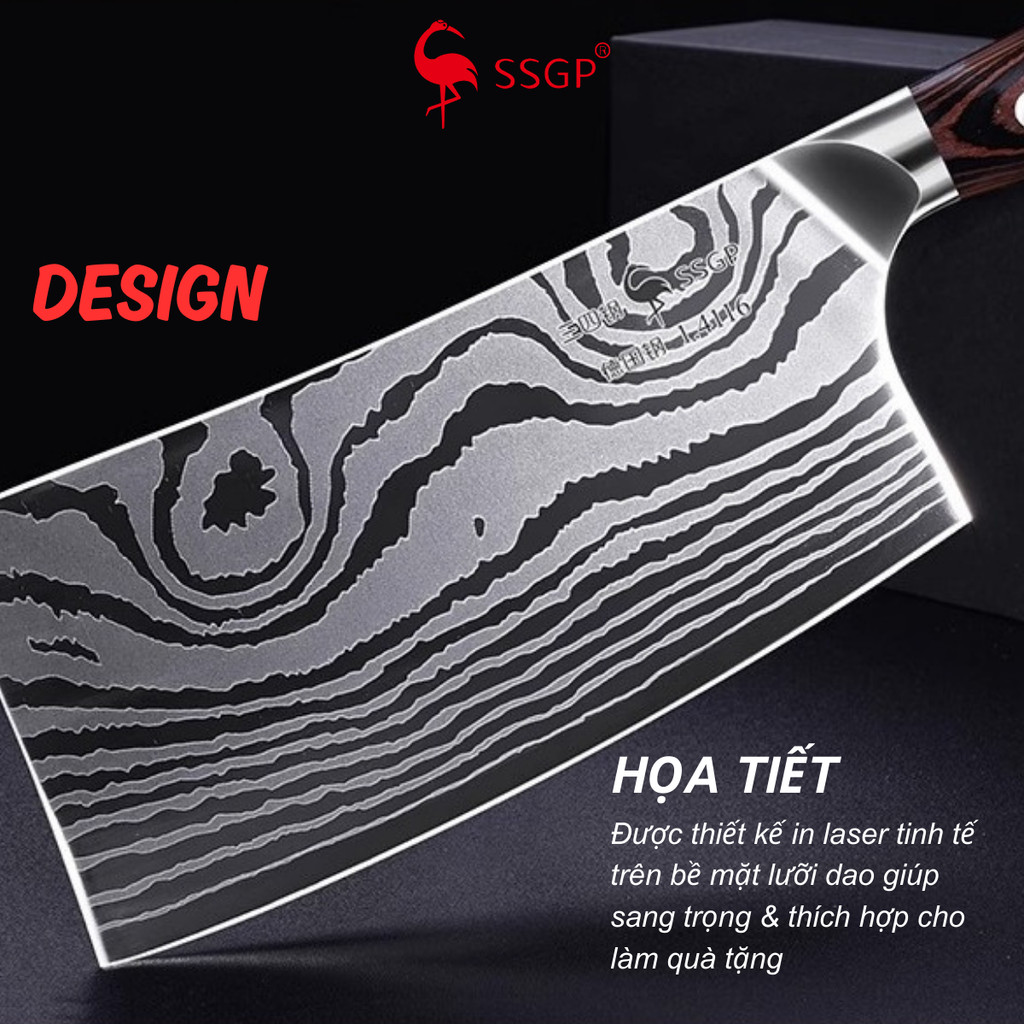 Dao chặt xương Munich SSGP của  - SS01608, dao làm bếp, dao cắt thịt, dao thái thịt, dao đầu bếp
