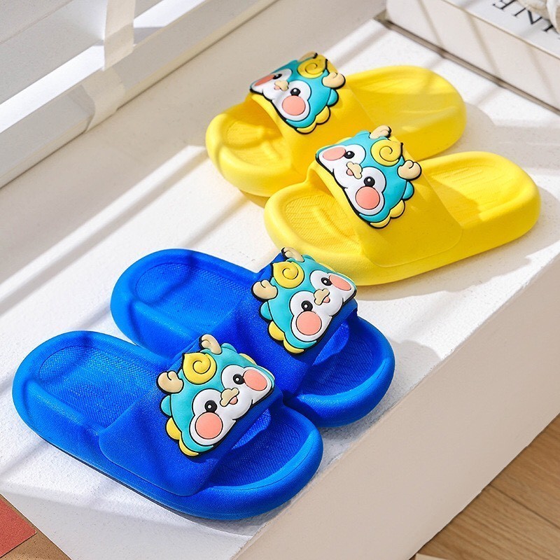 dép lê nhựa cho bé gái bé trai đi mưa hình xinh xắn đi biển mùa hè êm chân chống trượt mẫu mới 023 ( ảnh thật )