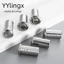 YYlingx Nắp Bu Lông Cửa, Thép Không Gỉ Có Phụ Kiện Nắp Chốt, Cửa Bảo Vệ Chốt Cửa Phần Cứng Chống Bụi Vô Hình Bền Đẹp
