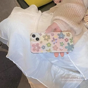 Ốp Điện Thoại Mềm Hoa Màu Kẹo Cho iPhone 17 16 15 14 13 12 11 Pro Max X Xr Xs Max 7 8 Plus SE2020