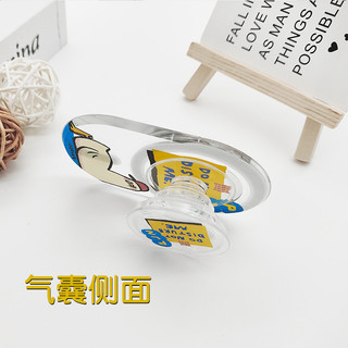 Giá đỡ điện thoại từ tính hoạt hình trong suốt cho vỏ Magsafe và IPhone 15 14 13 12 Pro Max 14 Plus có thể gập lại Pop Ring Grip Giá đỡ bàn co giãn màu
