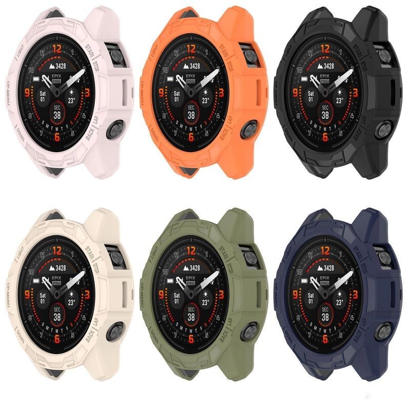 Garmin Quatix7Pro Chất Lượng Cao Silicon Mềm TPU Rỗng Ra Vỏ Khung Ốp Lưng Đồng Hồ Dành Cho Garmin Quatix 7 Pro Chống Sốc Chống Trầy Xước Đồng Hồ Thông Minh Bảo Vệ