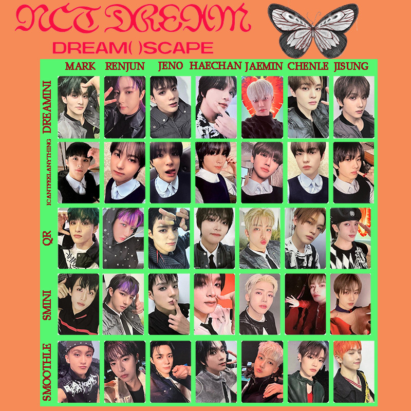 5-7 Chiếc NCT DREAM Lomo Cards DREAM () SCAPE Album Photocards Mark RENJUN Jeno HAECHAN JAEMIN Chenle Jisung Kpop Bưu Thiếp YM