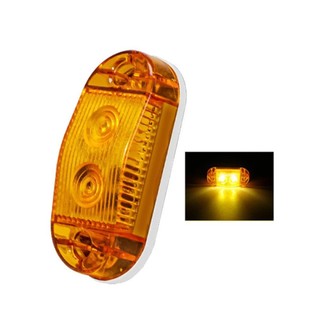 Lookshow 1 Xe 24 Đèn LED Bên Đánh Dấu Đèn Vuông Bên Ngoài Đèn Cảnh Báo Đuôi Xe Kéo Tự Động Xe Tải Giải Phóng Bóng Đèn 12-36V G4R6