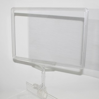 [ BẢNG] Bộ kẹp Mica gắn bảng giá chuyên dụng + Khung Bảng Giá A4 + Tấm Nhựa PVC A4 trong suốt