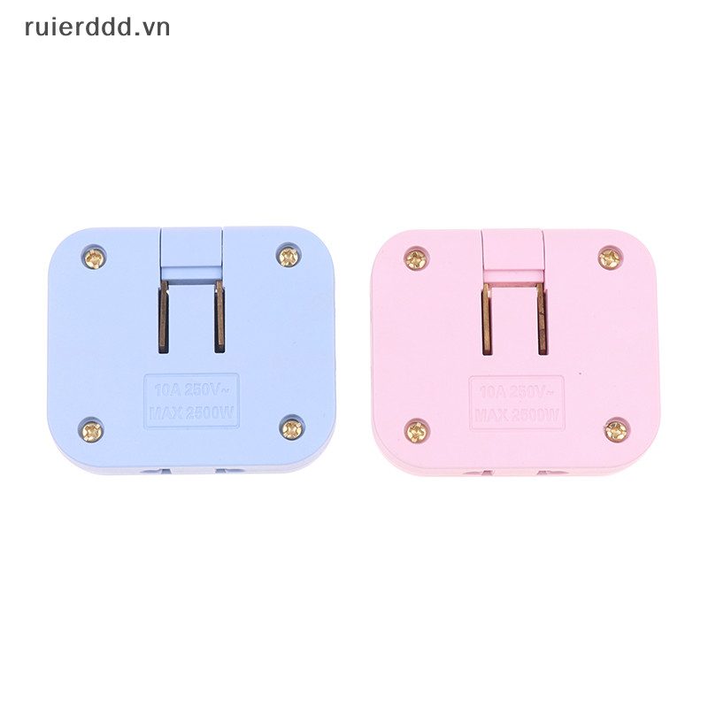# New # Ổ cắm mở rộng 3 trong 1 EU Ổ cắm chuyển đổi sạc xoay 180 độ.