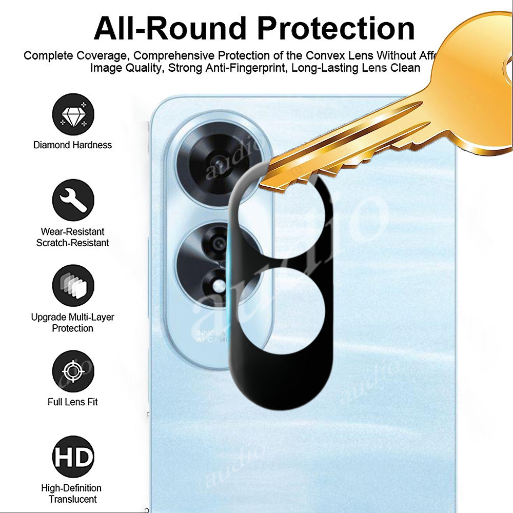 3 Chiếc 3D Cong Kính Cường Lực Camera Phim Cho Oppo a60 4G 2024 Ống Kính Bảo Vệ Màn Hình Cho Oppo a60 A 60 60A OppoA60 4G Ống Kính Cường Lực Full Cover