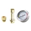 Phạm vi đo áp suất nhỏ gọn Yoo 0-16MPa Đồng hồ đo áp suất kim loại 280 380 Base