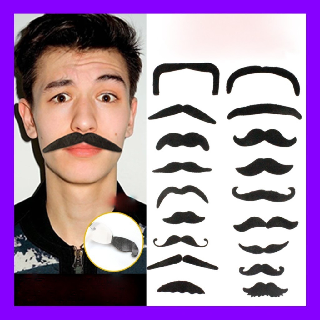 (CÓ SẴN) Bộ Râu Giả Hoá Trang Biểu Diễn Văn Nghệ, Halloween | Shopee ...