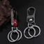 FUHUIOT Titan Carabiner Chìa Khóa, Hợp Kim Kẽm Phong Cách Kinh Doanh Xe Ô Tô Titan Móc Khóa, Sáng Tạo Mạ Điện Chống Rỉ Sét Chống Vân Tay Titan Móc Khóa Mặt Dây Chuyền Chìa Khóa