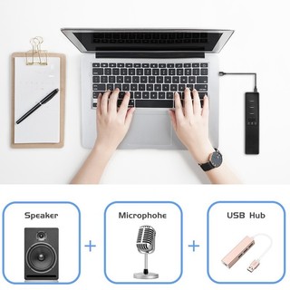 Loa Máy Tính 3 Trong 1 Có Micro & Loa Hội Nghị USB, Mic PC Cho Hội Nghị Video