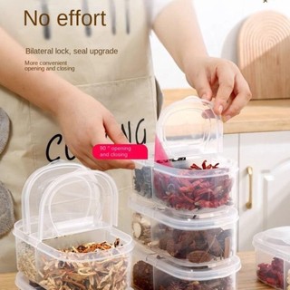 MEGOCE Trasparent Crisper, có nắp Hộp lưu trữ tủ lạnh bằng nhựa, Hộp lưu trữ nhà bếp di động Hộp giữ tươi hình chữ nhật kín có thể xếp chồng lên nhau
