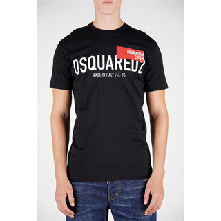 Áo thun ngắn tay in Logo mùa xuân hè Dsquared2 S71GD1021
