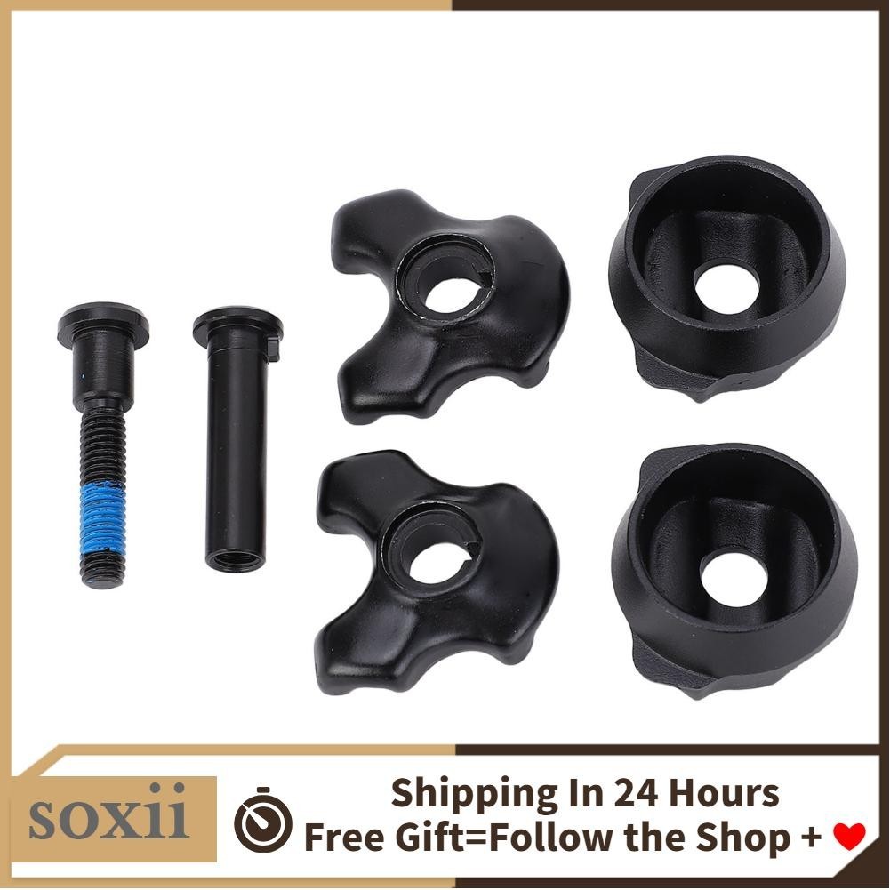 Soxii Bike Seat Clamp  Bicycle Post Rustproof Solid Construction Long Lifespan for Carbon Steel Saddle Rails