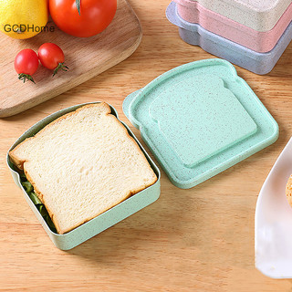 Gcdhome Cơm Trưa Bánh Mì Nướng Bánh Sandwich Hộp Đựng Nhiều Màu Dung Tích Lớn Nhân Viên Văn Phòng Nhựa Bento Case Dễ Dàng Làm Sạch Nhẹ Di Động HOT