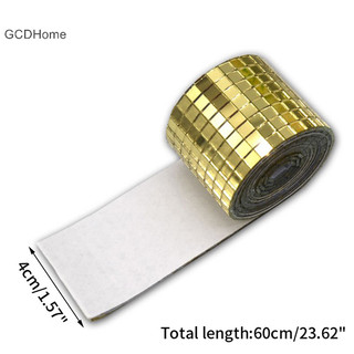 Gcdhome Gương Khảm Ngói Dán DIY Tự Dính Vuông Acrylic Dán Tường HOT