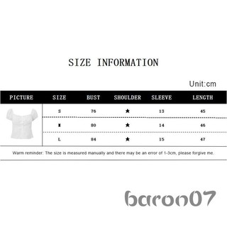 Nữ Nút Xuống Áo Thun Nắp Tay Cổ Vuông Ruched Bust Slim Fit Áo Sơ Mi Mùa Hè