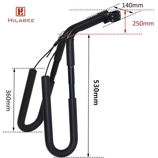 Giá đỡ ván lướt sóng HILABEE cho xe đạp Xe đạp Tàu sân bay Ván lướt sóng Dễ dàng tháo rời, Giá đỡ gắn, Giá đỡ lướt sóng cho ván trượt tuyết Windsurfer