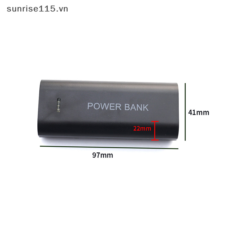 Hộp sạc USB LMH 5V 5600mAh 2X 18650 Hộp DIY để sạc.