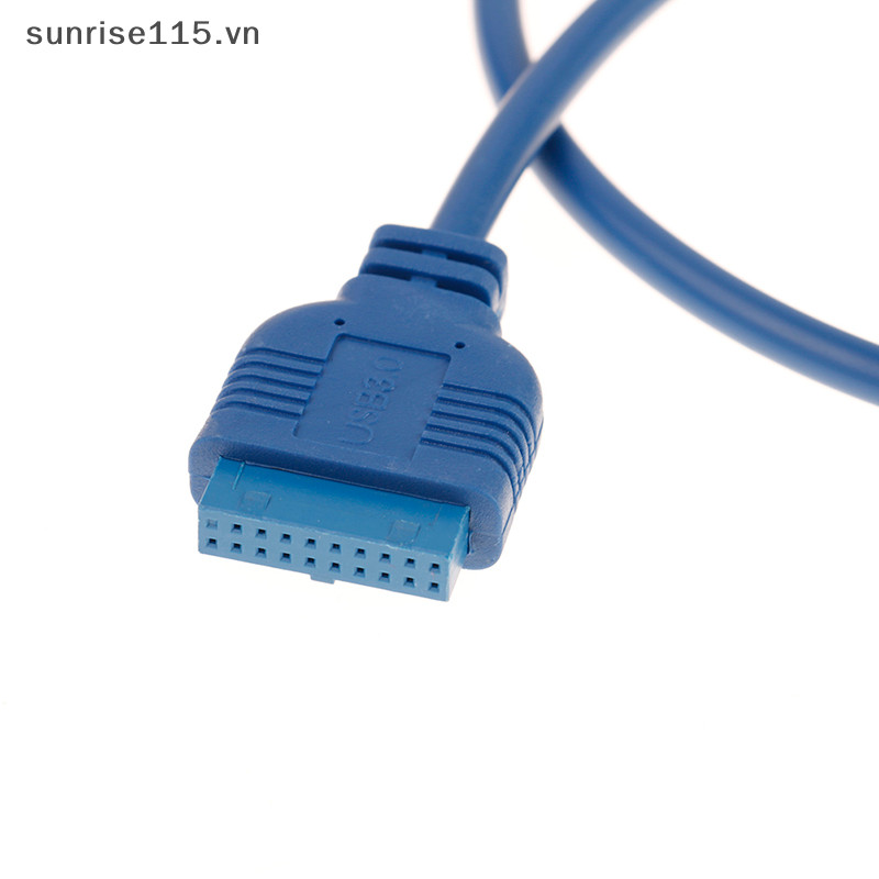 Khung cổng SRVN USB 2.0 + 3.0 Vỏ máy tính PC âm thanh bảng điều khiển phía trước thay thế cáp 70cm.