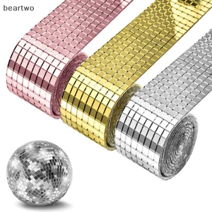 < Beartwo > Nhãn dán gạch khảm gương DIY Nhãn dán tường Acrylic vuông tự dính đẹp