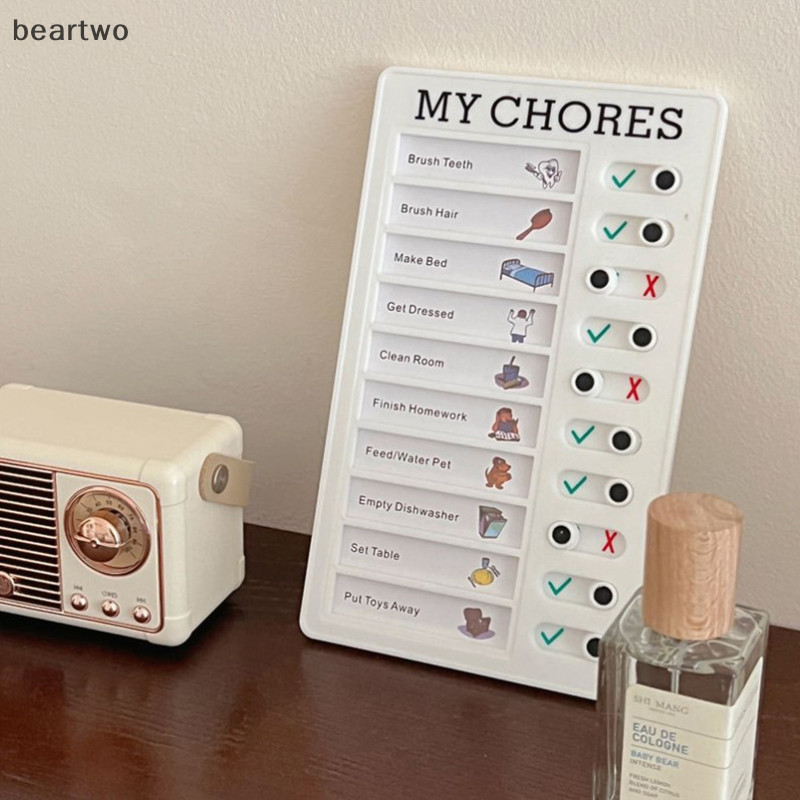 < Beartwo > Bảng nhựa treo tường kế hoạch hàng ngày dành cho sinh viên k Bảng đẹp