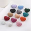 Đính cườm lỗ thẳng màu trơn Full Diamond Love DIY Phụ kiện