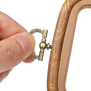 Vòng thêu JKDESIGN, Khung thêu hình bát giác hạt gỗ / Vuông / Hình chữ nhật / Lục giác, Dụng cụ co giãn thủ công DIY Needlecraft