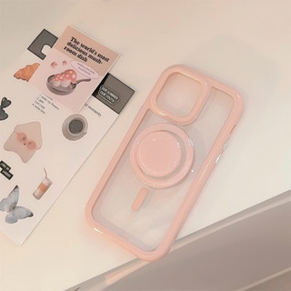 Giá Đỡ Từ Tính Trong Suốt Ốp Lưng Điện Thoại IPhone 15 15pro Max 13 Mini 14 14pro 14max 12 11 Pro Max IX XR SE2 Plus Bìa Cứng p5