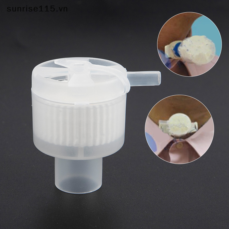 Bộ trao đổi độ ẩm nhiệt tiệt trùng dùng một lần SRVN Bộ lọc HME Trach Vent.