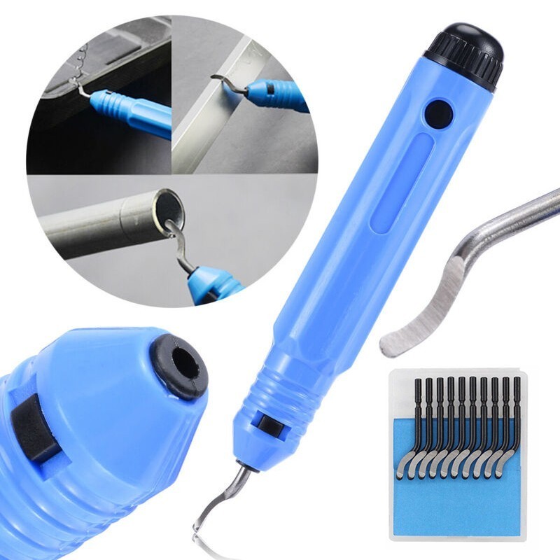 Nb1100 Burr Tay Cầm / 10 Chiếc BS1010 Máy Cắt Tay Deburring Viền Thô Dụng Cụ