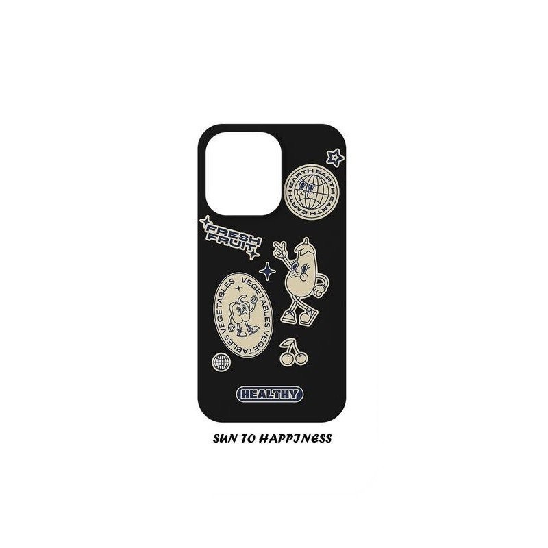Ốp Điện Thoại QYJS Hoạt Hình Phong Cách Retro Thích Hợp Cho IPhone X XS XR XSMAX SE 11 12 PRO 13 14 15 ProMax 7 8 PLUS 14 15 PLUS Vỏ Bảo Vệ Điện Thoại Chống Sốc Phim Sáng Tạo GSF5