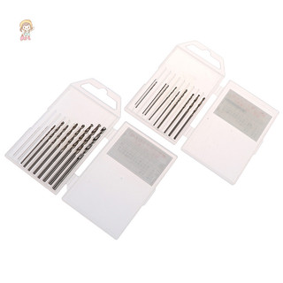 TWE 10 Cái / hộp Máy Khoan HSS Bit 0.8mm-3.0mm Chân Thẳng PCB Xoắn Bộ Mũi Khoan VN