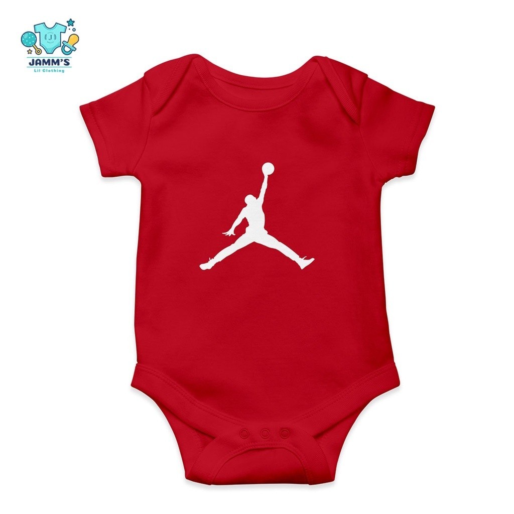 Bóng rổ Jordan Quần áo trẻ em oneies cho bé trai và bé gái áo liền quần bodysuits cotton LG0W