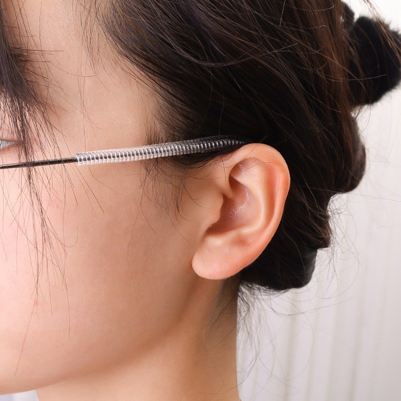 5 Chiếc Kính Chống Trơn Trượt - Bọc Tai Xoắn Ốc - Chân Kính Mắt Chống Rơi Cố Định - Có Thể Cắt, Co Giãn, Thoải Mái - Phụ Kiện Kính Mắt
