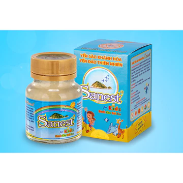 Nước Yến sào Khánh Hòa Sanest trẻ em lọ 62ml 26% Yến Sào | Bách Hoá Tổng Hợp Dũng Mơ